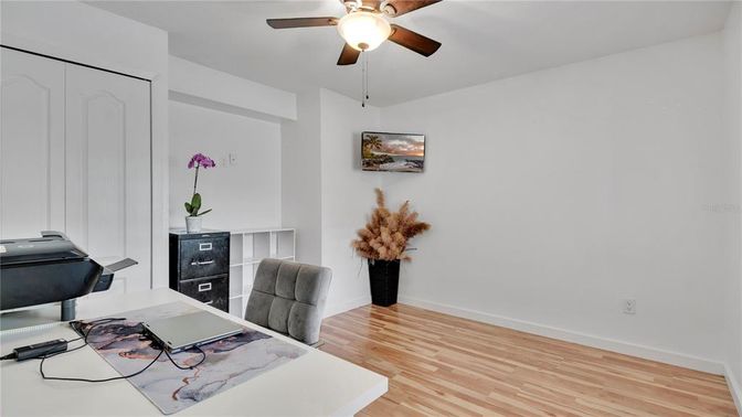 Home Office, Interior, Wood Texture Flooring