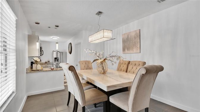 Dining room, Interior, Pendant Lights