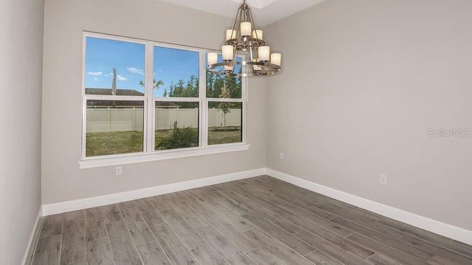Chandelier, Empty room, Interior, Wood Texture Flooring