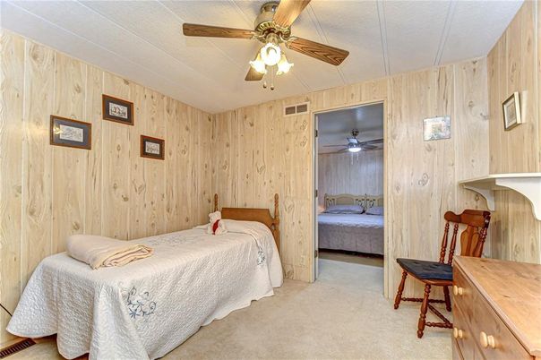 Bedroom, Interior, Wooden Walls