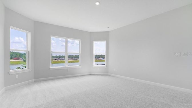 Empty room, Interior, Recessed Lighting