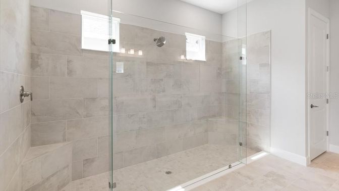 Bathroom, Glass Shower, Interior