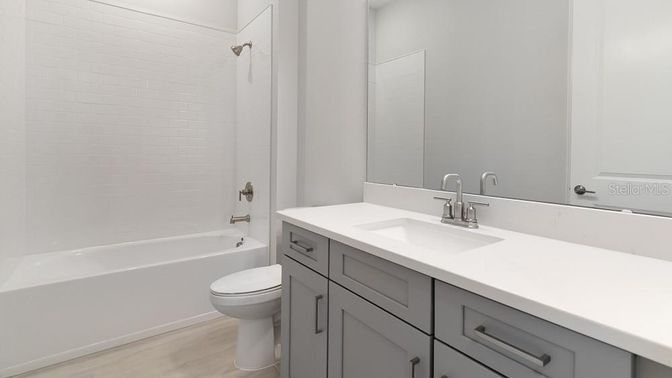Bathroom, Interior, Wood Texture Flooring