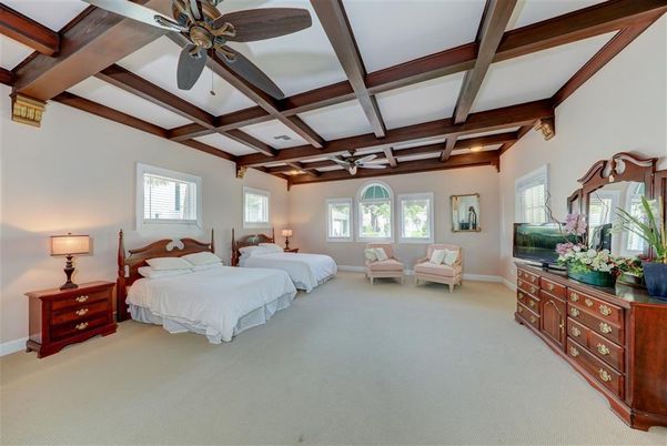 Bedroom, Interior, Wooden Beams