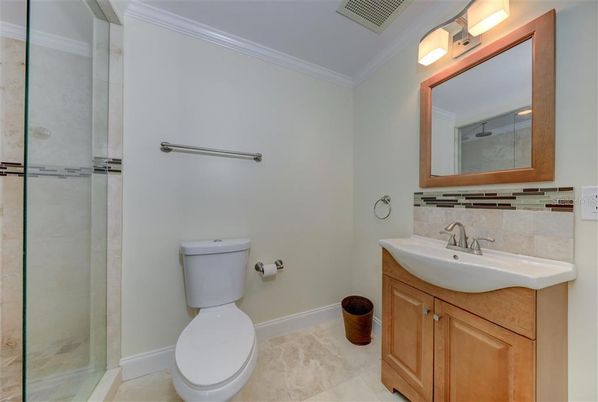 Bathroom, Glass Shower, Interior