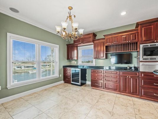 Chandelier, Interior, Kitchen, Recessed Lighting