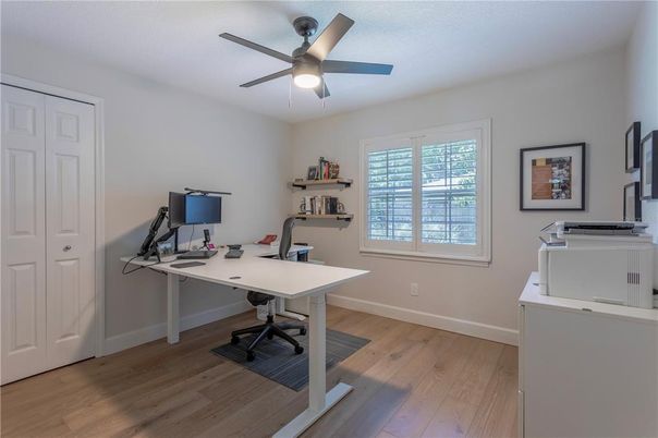 Home Office, Interior, Wood Texture Flooring