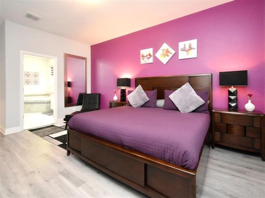 Bedroom, Interior, Wood Texture Flooring