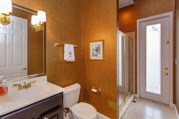 Bathroom, Glass Shower, Interior