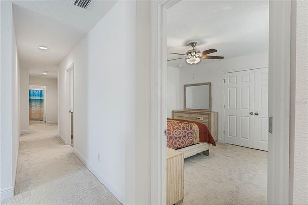 Bedroom, Interior, Recessed Lighting