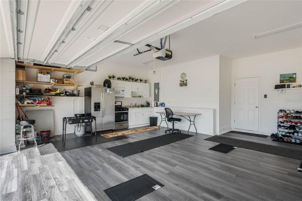 Fitness Equipment, Interior, Kitchen, Wood Texture Flooring