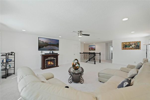 Fireplace, Interior, Living room, Recessed Lighting
