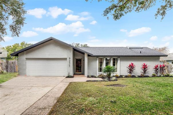 Attached, Exterior, Facade, Brick Facade, Solar Panels, Ranch