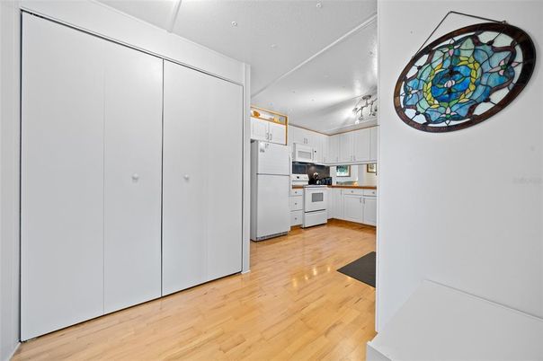 Interior, Kitchen, Wood Texture Flooring