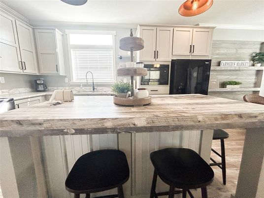 Interior, Kitchen, Wood Texture Flooring