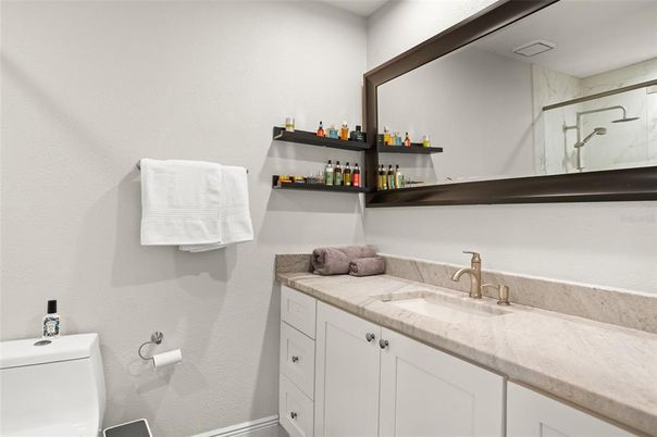 Bathroom, Interior, Marble Walls