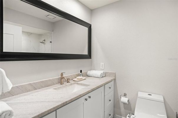 Bathroom, Interior, Marble Walls