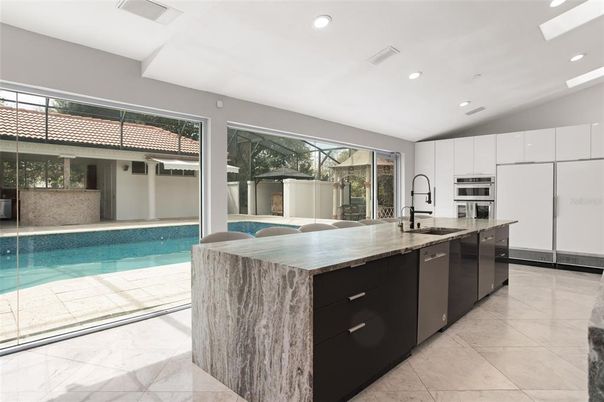 Interior, Kitchen, Recessed Lighting, Stainless Steel Appliances