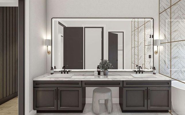 Bathroom, Dual Sink Vanities, Interior