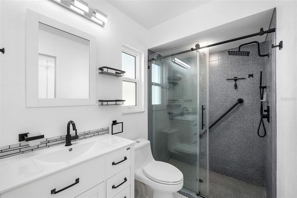 Bathroom, Glass Shower, Interior