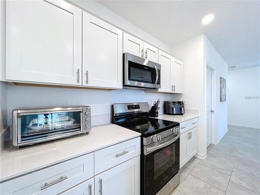 Interior, Kitchen, Recessed Lighting, Stainless Steel Appliances
