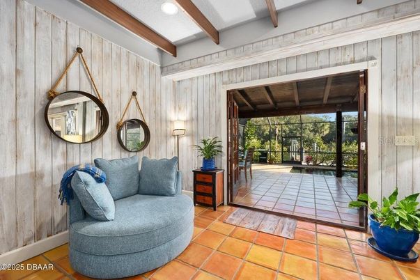 Interior, Recessed Lighting, Wooden Beams