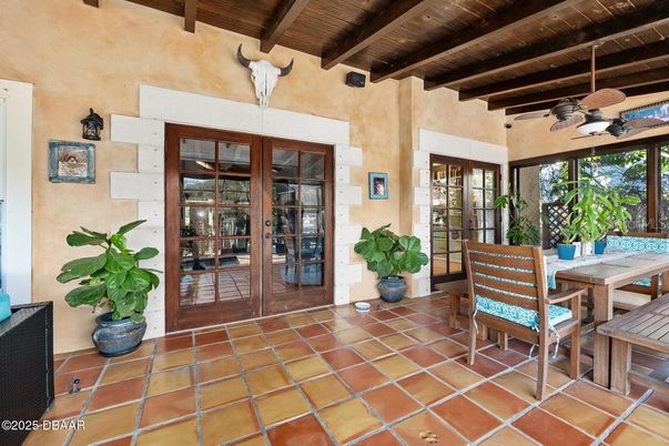 Dining room, Interior, Wooden Beams, Wooden Ceilings