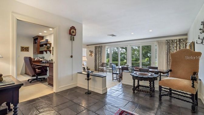 Home Office, Interior, Recessed Lighting