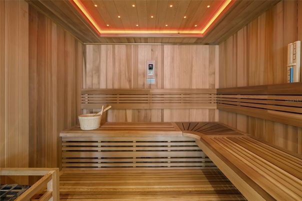 Interior, Recessed Lighting, Sauna Room