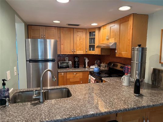Interior, Kitchen, Recessed Lighting, Stainless Steel Appliances