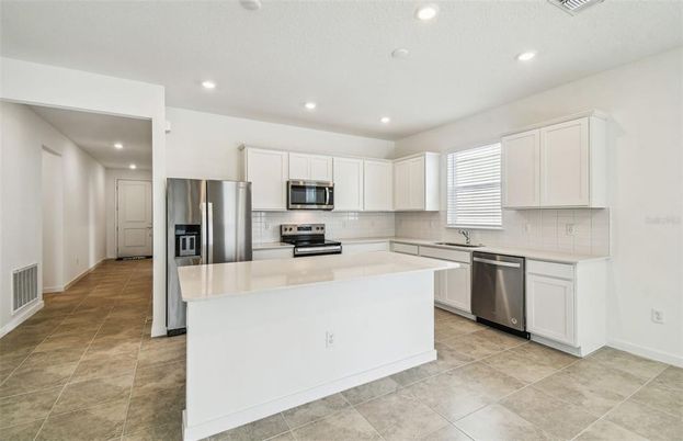 Interior, Kitchen, Recessed Lighting, Stainless Steel Appliances