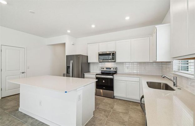 Interior, Kitchen, Recessed Lighting, Stainless Steel Appliances