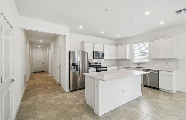 Interior, Kitchen, Recessed Lighting, Stainless Steel Appliances