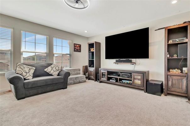 Interior, Living room, Recessed Lighting