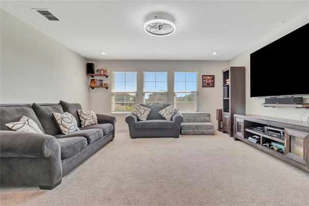 Interior, Living room, Recessed Lighting