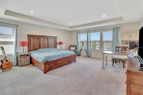 Bedroom, Interior, Recessed Lighting