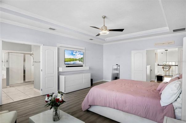 Bedroom, Interior, Wood Texture Flooring