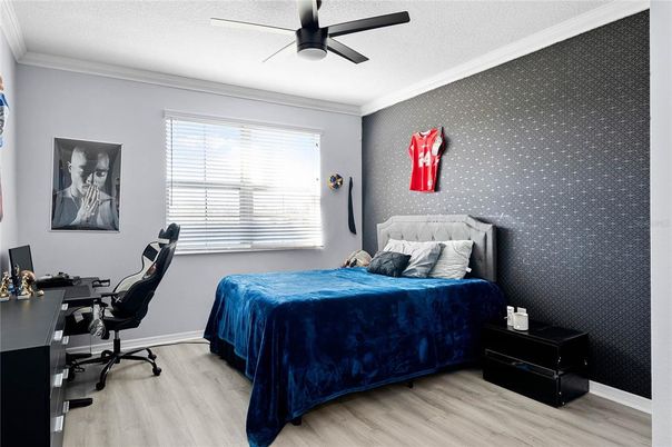 Bedroom, Home Office, Interior, Wood Texture Flooring