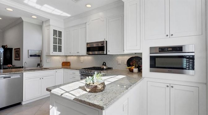 Interior, Kitchen, Recessed Lighting, Stainless Steel Appliances