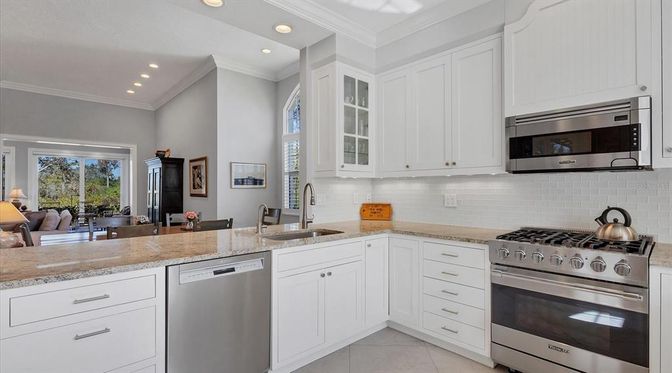 Interior, Kitchen, Recessed Lighting, Stainless Steel Appliances