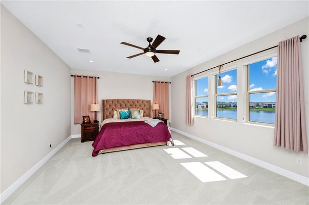 Bedroom, Interior, Recessed Lighting, Water