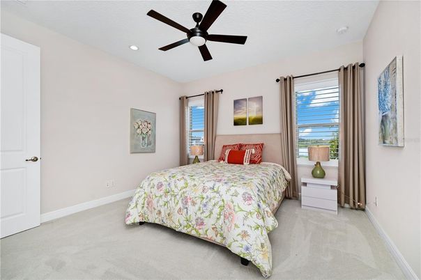 Bedroom, Interior, Recessed Lighting