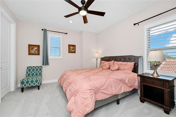 Bedroom, Interior, Recessed Lighting