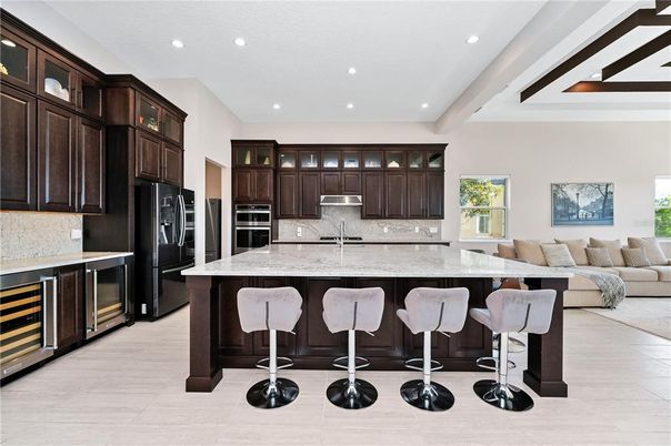 Interior, Kitchen, Living room, Recessed Lighting, Stainless Steel Appliances