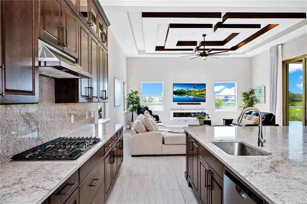 Interior, Kitchen, Living room, Stainless Steel Appliances