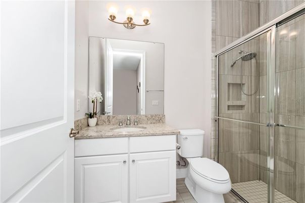 Bathroom, Glass Shower, Interior