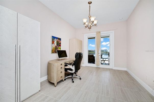 Chandelier, Home Office, Interior