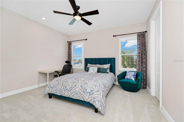 Bedroom, Home Office, Interior, Recessed Lighting