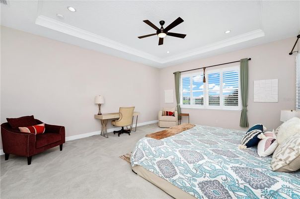 Bedroom, Home Office, Interior, Recessed Lighting