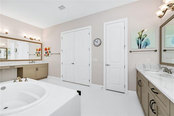 Bathroom, Dual Sink Vanities, Interior